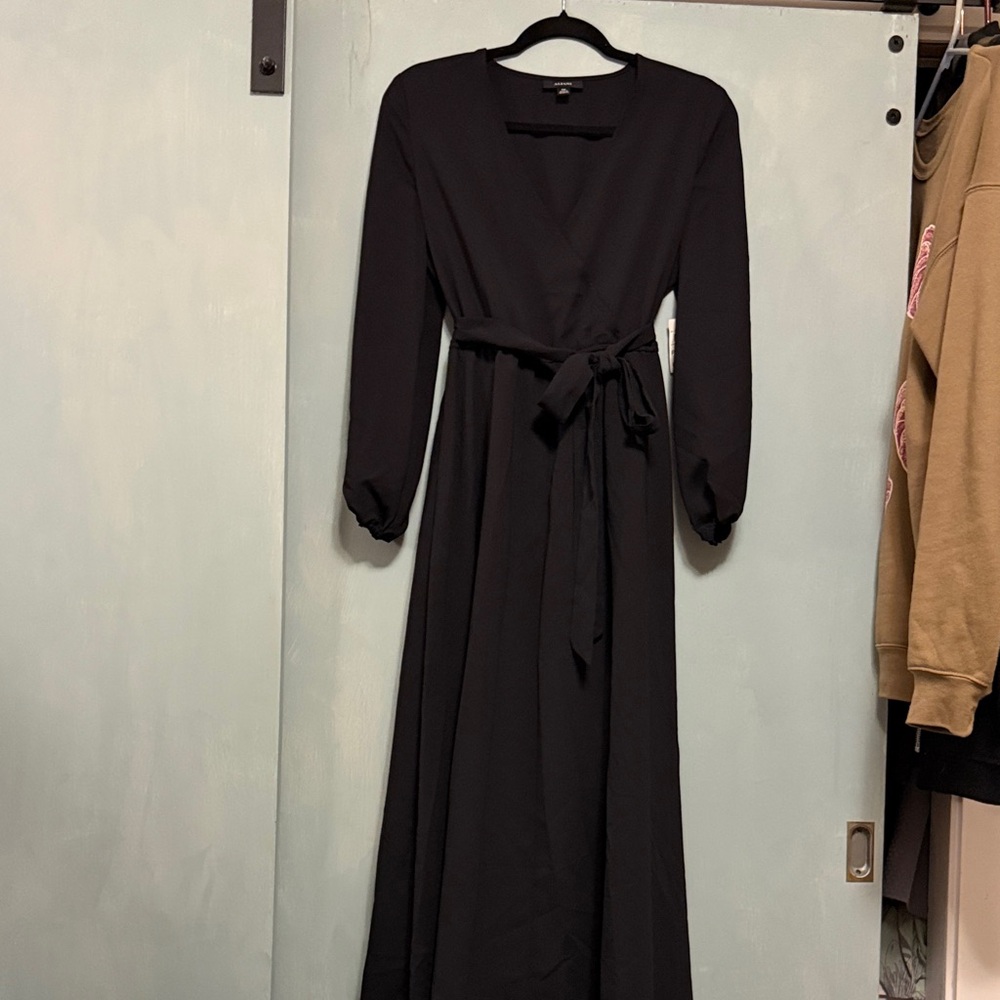 Alfani Classic Black Long Sleeve Dress